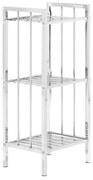 Regał łazienkowy w kolorze srebra 33x73 cm – Premier Housewares
