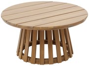 Stolik ogrodowy z drewna akacji, Ø 80 cm, OSUNA