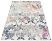 Wielobarwny dywan z przecieranym wzorem G9-M57