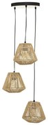Atmosphera - Żyrandol na lince JILY 3xE27/40W/230V juta