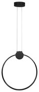 LAMPA SUFITOWA WISZĄCA LED APP1395-CP BLACK 40cm