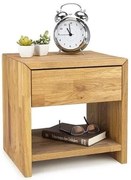 Szafka nocna dębowa Natural z litego drewna