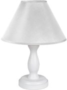 Biała lampka nocna dziecięca drewniana - S193 G6-H85