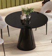 Okrągły stół Pineto czarny połysk Hubertus