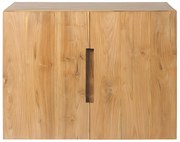 Szafka łazienkowa wisząca z drewna tekowego - 80 cm - SAWAN