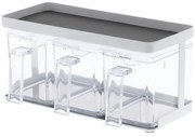 Pojemniki 3 szt. na mąkę/na produkty sypkie Tower – YAMAZAKI