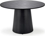 Stół okrągły GINTER 120x120 czarny HALMAR