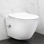 Misa WC podwieszana REA Carlo Lux Rimless z funkcją bidetu