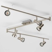 LED Oprawa punktowa 6xGU10/4,7W/230V matowy chrom