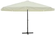 Biały ogrodowy parasol z aluminiową ramą R3-T95