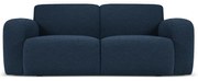 Ciemnoniebieska sofa z materiału bouclé 170 cm Molino – Micadoni Home