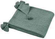 Koc bawełniany SANCHEZ z chwostami, 125 x 150 cm