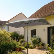 Parasol balkonowy prostokątny 2,1 x 1,4 m szary PATIO