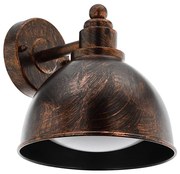 Eglo 33144 - Kinkiet zewnętrzny AIROLA 1xE27/40W/230V IP44 brąz