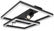 Lampa sufitowa LED/38W/230V + 1xGU10/30W czarna
