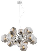 Argon 5022 - Żyrandol na lince SATELITE 15xE27/15W/230V chrom błyszczący