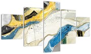 Obraz - Kolorowy marmur (125x70 cm)