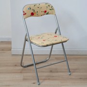 Krzesło turystyczne Flower Ecru 46,5 x 44 x 78 cm PATIO