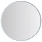 Lustro łazienkowe okrągłe przeciwparowe z oświetleniem LED - śr. 80 cm - DANIELA