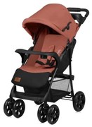 Lionelo - Wózek EMMA PLUS ceglasty/czarny