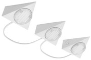 Eglo 89606 - ZESTAW 3x Oświetlenie punktowe KOB 1 3xGX53/7W/230V