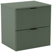 Szałwiowa szafka ścienna pod nablatową umywalkę A7-Z12