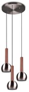 Szara lampa wisząca ø 52 cm Ciliana – CINQUE