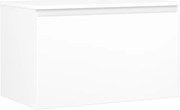 Mexen Orio szafka łazienkowa podumywalkowa 80 cm z blatem, 1 szuflada, biała mat - 91A10-08047-1-BFC01