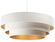 Lampa wisząca TRIO biała/złota BPS KONCEPT