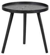 Czarny stolik WOOOD Mesa, ø 45 cm