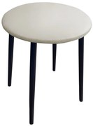 Taboret TRIX D18 wanilia podstawa czarna