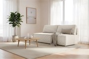 Sofa Kanapa LUNA z funkcją spania kolor beżowy