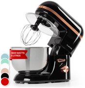 Klarstein Bella 1800W 5L Robot Kuchenny Czarny/Różowe Złoto