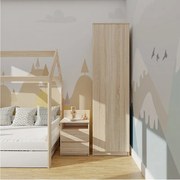 Szafa Malwa SD-50 | Dąb Sonoma | 50x50x180 cm |Szafa z Systemem TIP-ON