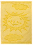 Ręcznik dziecięcy Sun yellow, 30 x 50 cm