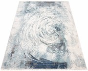 Jasnobeżowy dywan w abstrakcyjny wzór D2-F36