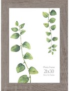 Szara ramka ścienna Styler Narvik, 27x36 cm