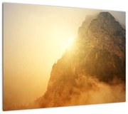 Obraz góry we mgle (70x50 cm)