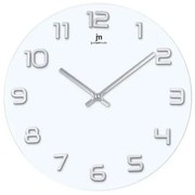 Lowell 14897BS Designerski zegar ścienny śr. 38 cm