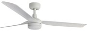 FARO 33814WT-20 - LED Ściemnialny wentylator sufitowy PUNT M LED/18W/230V biały śr. 132 cm WT + pilot