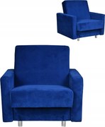Fotel rozkładany kobalt Alicja Family Meble