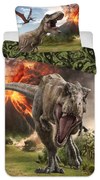 Bawełniana pościel dziecięca jednoosobowa 140x200 cm Jurassic World "Volcano" – Jerry Fabrics