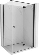 Mexen Mist-F kabina prysznicowa składana prawa 80 x 85 cm, transparent, czarna - 8A6T-080-085-70-00-P