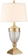 Quoizel QZ-DENNISON-BB - Lampa stołowa DENNISON 1xE27/60W/230V złota