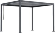 PERGOLA OGRODOWA MANUALNA ANTRACYTOWA 3x3.6m ORIGIN