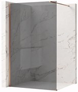 Kabina prysznicowa Walk-In Rea Flexi Grey / Brush Copper 120