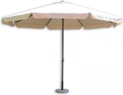 Parasol ogrodowy STANDART beżowy z korbką ø4 m