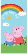 Bawełniany ręcznik dziecięcy 70x140 cm Peppa Pig – Jerry Fabrics