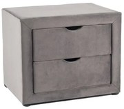 Szafka nocna ET-002 VELVET szara SIGNAL