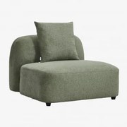 Moduł Centralny Do Sofy Modułowej W Kolorze Szenilu Coco Szenil Sage Green - Sklum